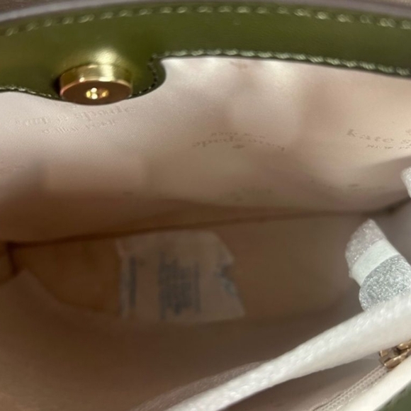 Kate Spade Julia Bucket Bag  Seaweed Green Pebbled Leather NWT UPC 19602155462 - Picture 10 of 11